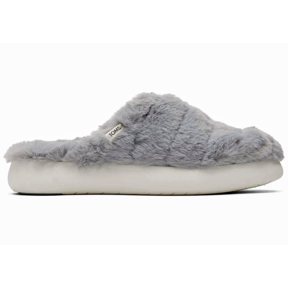 Toms Alpargata Mallow Mule Shoes Slippers Sneakers Mid Grey NIB